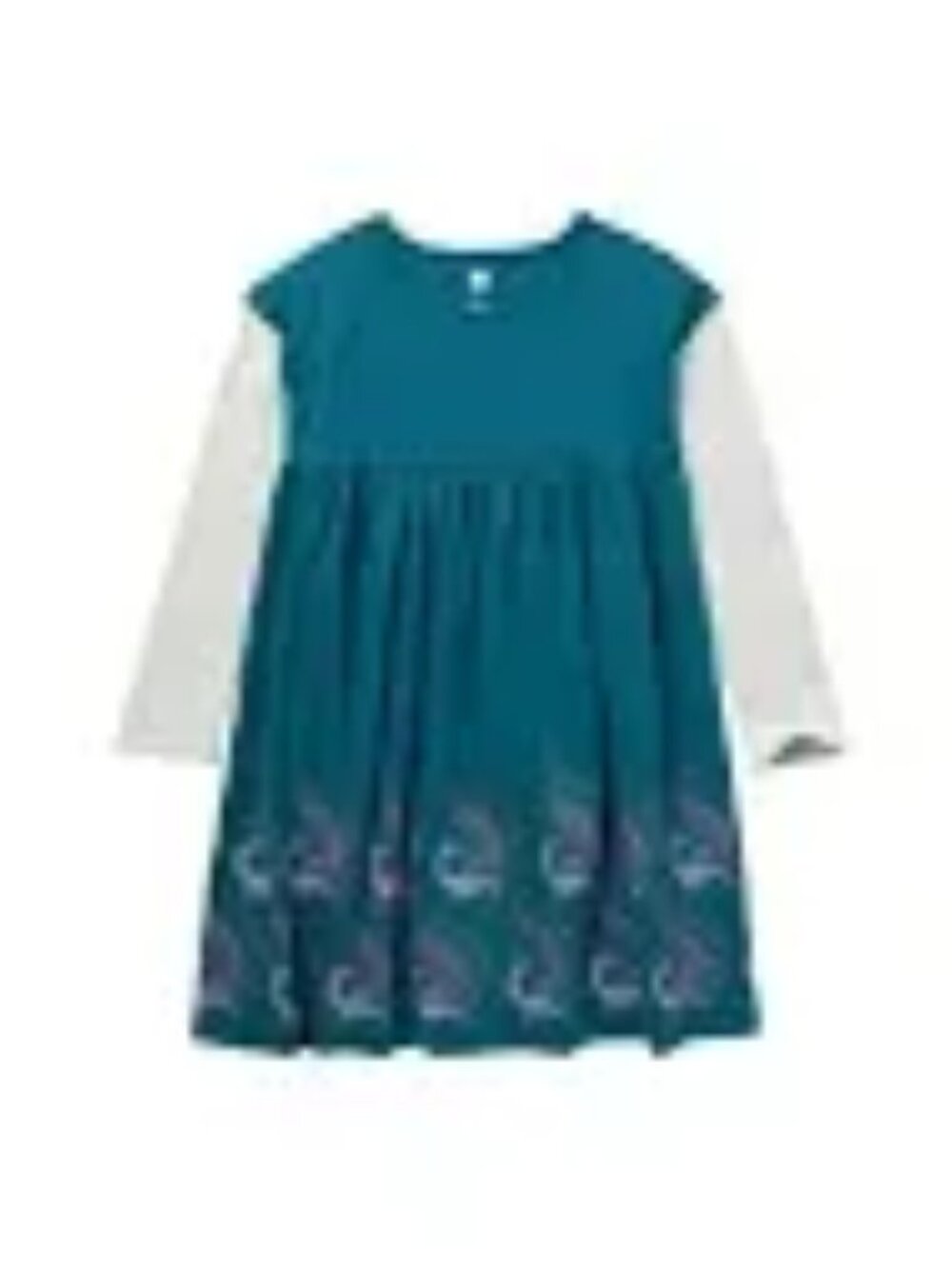 Tea Collection Graphic Layered Sleeve Dress, Size 5